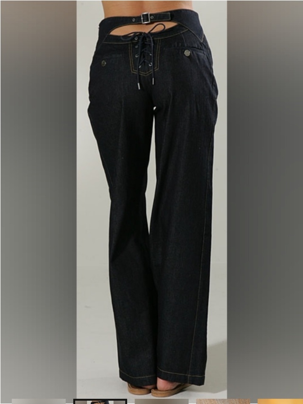 L.A.M.B Boudoir collection vintage 2005 sailor jeans rare find - Picture 2 of 3